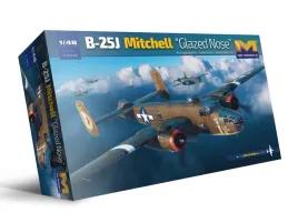 samolot-north-american-b-25j-mitchell-glazed-nose-model-01f008-hk-models