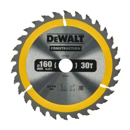 tarcza-160x20mm-30-zebow-do-drewna-z-gwozdziami-construction-dewalt-dt1932