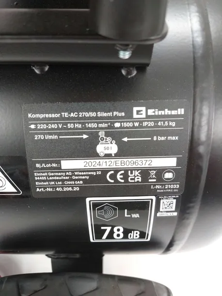 einhell-te-ac-270-50-silent-plus-kompresor-50l-8-bar-typ-bezolejowy