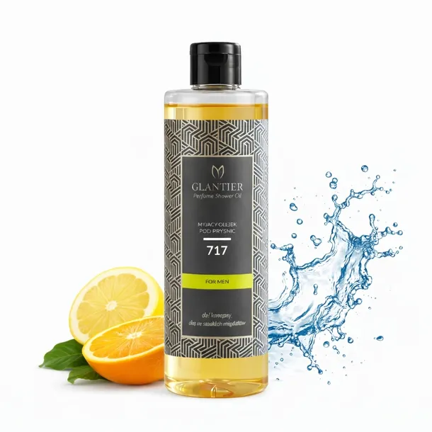 Glantier 717 Myjący Olejek Pod Prysznic Dla Mężczyzn 400 ml