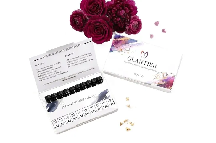Glantier TOP 10 Zestaw Próbek Perfum Damskich i Męskich Bestsellery