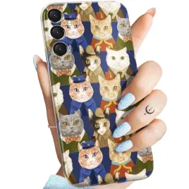 etui-do-samsung-galaxy-a25-5g-wzory-koty-kociaki-kotki-obudowa-pokrowiec