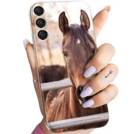 etui-do-samsung-galaxy-a25-5g-wzory-konie-kuce-pegazy-obudowa-pokrowiec