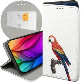 etui-z-klapka-do-xiaomi-redmi-12-4g-12-5g-wzory-ptaki-ptak-papuga-koliber