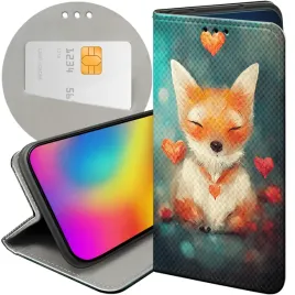 etui-z-klapka-do-xiaomi-redmi-12-4g-12-5g-wzory-liski-lisy-fox-futeral