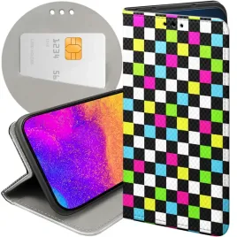 etui-z-klapka-do-xiaomi-redmi-12-4g-12-5g-wzory-kratka-kratki-krata-case
