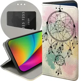 etui-z-klapka-do-xiaomi-redmi-12-4g-12-5g-wzory-boho-lapacz-snow-piora