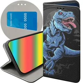 etui-do-xiaomi-redmi-12-4g-12-5g-wzory-dinozaury-reptilia-prehistoryczne