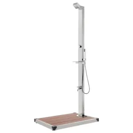 prysznic-ogrodowy-z-brazowa-podstawa-225-cm-stal-nierdzewna