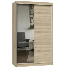 szafa-z-lustrem-120-cm-przesuwna-do-sypialni-dab-sonoma