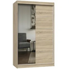 szafa-z-lustrem-120-cm-przesuwna-do-sypialni-przedpokoju-dab-sonoma