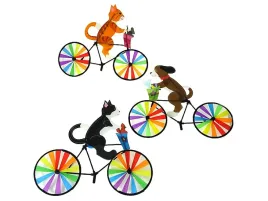 wiatrak-pies-kotek-na-rowerze