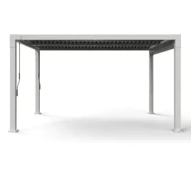 pergola-ogrodowa-3x4-m-pergola-tarasowa-aluminium-jasny-szary-dach-lamele