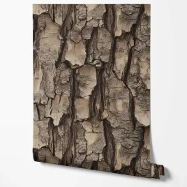 tapeta-na-sciane-drewno-imitacja-kory-brazowy-do-salonu-przedpokoju
