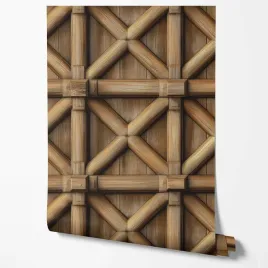 tapeta-na-sciane-drewno-wzor-deski-efekt-3d-do-kuchni-jadalni-salonu