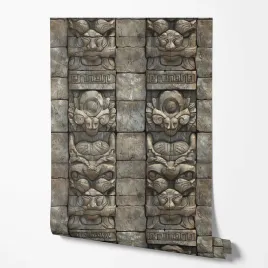 tapeta-na-sciane-kamien-efekt-3d-antyczny-szary-do-kuchni-jadalni-biura