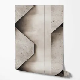 tapeta-na-sciane-abstrakcja-bezowy-beton-efekt-3d-do-przedpokoju-kuchni