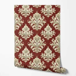 tapeta-na-sciane-ornamenty-bezowe-wzory-ksztalty-linie-do-kuchni-biura