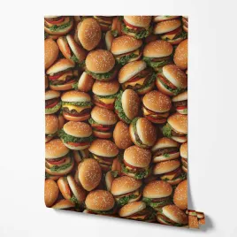 tapeta-na-sciane-sciana-hamburgerow-fast-food-do-restauracji-baru