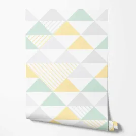 tapeta-na-sciane-geometria-kolorowe-trojkaty-paski-stylowe-do-salonu