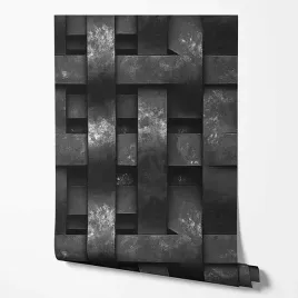 tapeta-na-sciane-imitacja-metalu-paski-efekt-3d-do-przedpokoju-sypialni