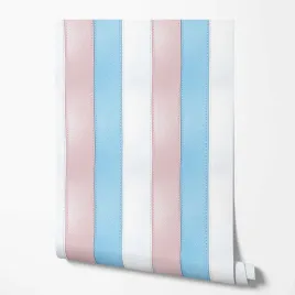 tapeta-na-sciane-materialowe-paski-skorzane-biale-rozowe-do-sypialni