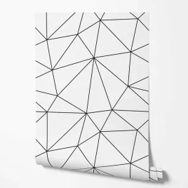 tapeta-na-sciane-wzor-czarne-linie-biale-tlo-do-pokoju-nastolatka