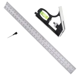 stalowy-katownik-stolarski-30cm-z-poziomica-rysikiem-budowlany-warsztatowy