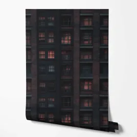 tapeta-na-sciane-okna-budynku-ciemnosc-czarny-do-pokoju-dziecka