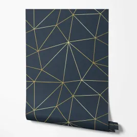 tapeta-na-sciane-wzor-zlote-paski-granatowe-tlo-do-pokoju-nastolatka