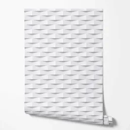 tapeta-na-sciane-efekt-3d-biale-figury-ksztalty-ecru-tlo-do-sypialni-salonu