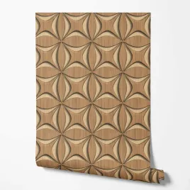 tapeta-na-sciane-geometria-drewno-wzor-ksztalty-do-sypialni-jadalni-biura