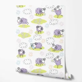 tapeta-na-sciane-dzieciece-owce-chmury-biale-tlo-do-pokoju-dziecka