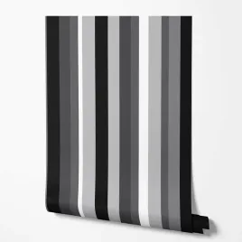 tapeta-na-sciane-czarne-biale-szare-granatowe-paski-do-biura-salonu
