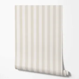 tapeta-na-sciane-bezowe-paski-do-przedpokoju-jadalni-sypialni