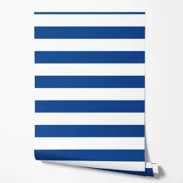 tapeta-na-sciane-granatowe-biale-paski-do-pokoju-nastolatka-sypialni