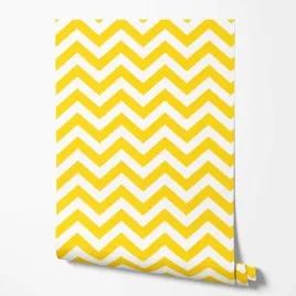 tapeta-na-sciane-biale-zolte-zygzaki-do-pokoju-nastolatka-sypialni