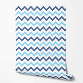 tapeta-na-sciane-niebieskie-granatowe-biale-zygzaki-do-sypialni-salonu