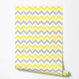 tapeta-na-sciane-szare-zolte-biale-zygzaki-do-pokoju-nastolatka-sypialni