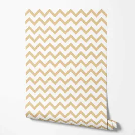 tapeta-na-sciane-bezowe-biale-zygzaki-do-pokoju-nastolatka-sypialni