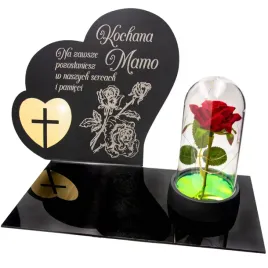 dekoracja-na-grob-grawerowany-znicz-podstawka-na-cmentarz-roza-dla-mamy