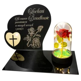 dekoracja-na-grob-grawerowany-znicz-podstawka-na-cmentarz-roza-dla-dziadkow