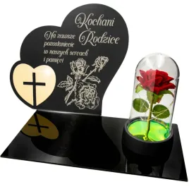 dekoracja-na-grob-grawerowany-znicz-podstawka-na-cmentarz-roza-dla-rodzicow
