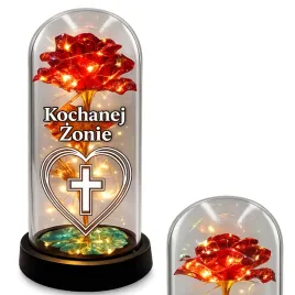 znicz-dla-zony-wieczna-roza-swiecaca-led-w-szkle-dziadek-na-grob