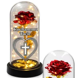 znicz-zlota-roza-swiecaca-led-dla-taty-na-grob-kwiaty