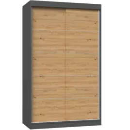 szafa-przesuwna-120-cm-do-sypialni-przedpokoju-antracyt-dab-artisan