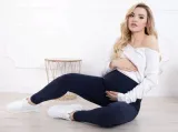 legginsy-ciazowe-granatowy-stan-nowy