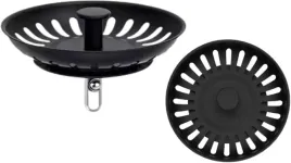korek-sitko-zatyczka-spust-do-zlewu-90mm-czarny-mat