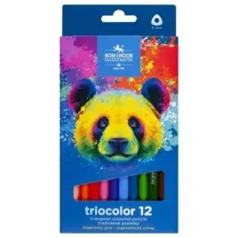 kredki-12-kol-triocolor-niedzwiedz-koh-i-noor