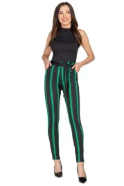 wiazane-spodnie-w-paski-wysoki-stan-legginsy-fs605